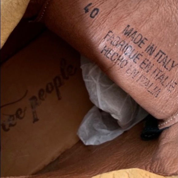 Free People Summer Snowbird Hiking Boots NWT - Picture 6 of 7